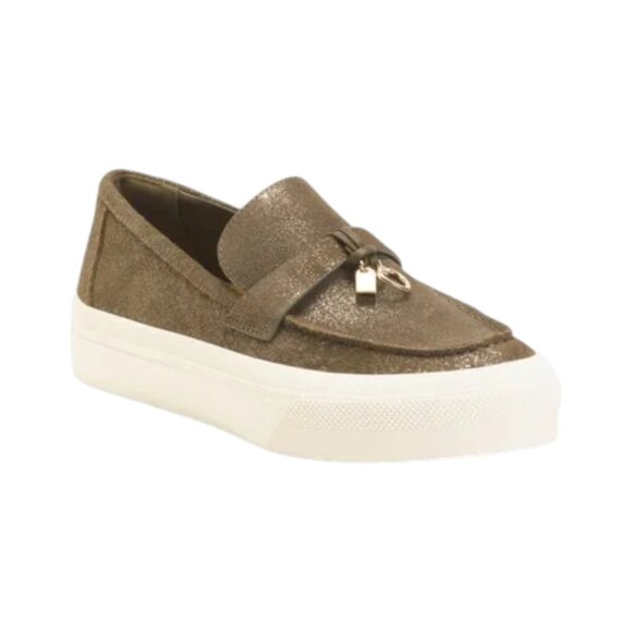 JSLIDES Shoes - JSLIDES Khaki Leather Goliath Slip On Shoes